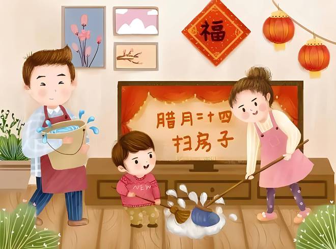 ”牢记“3不留3不动”五福自然到家门爱游戏(ayx)腊月二十四“除尘日